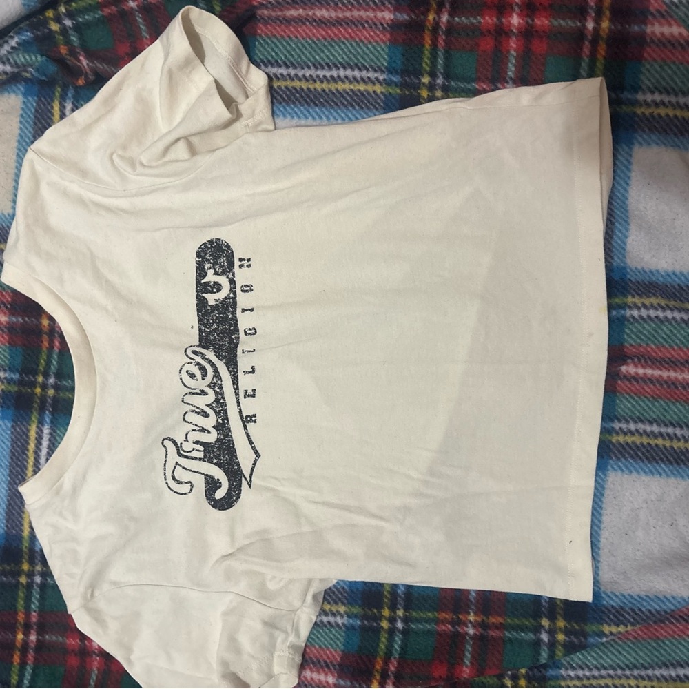 True Religion White Graphic T-Shirt